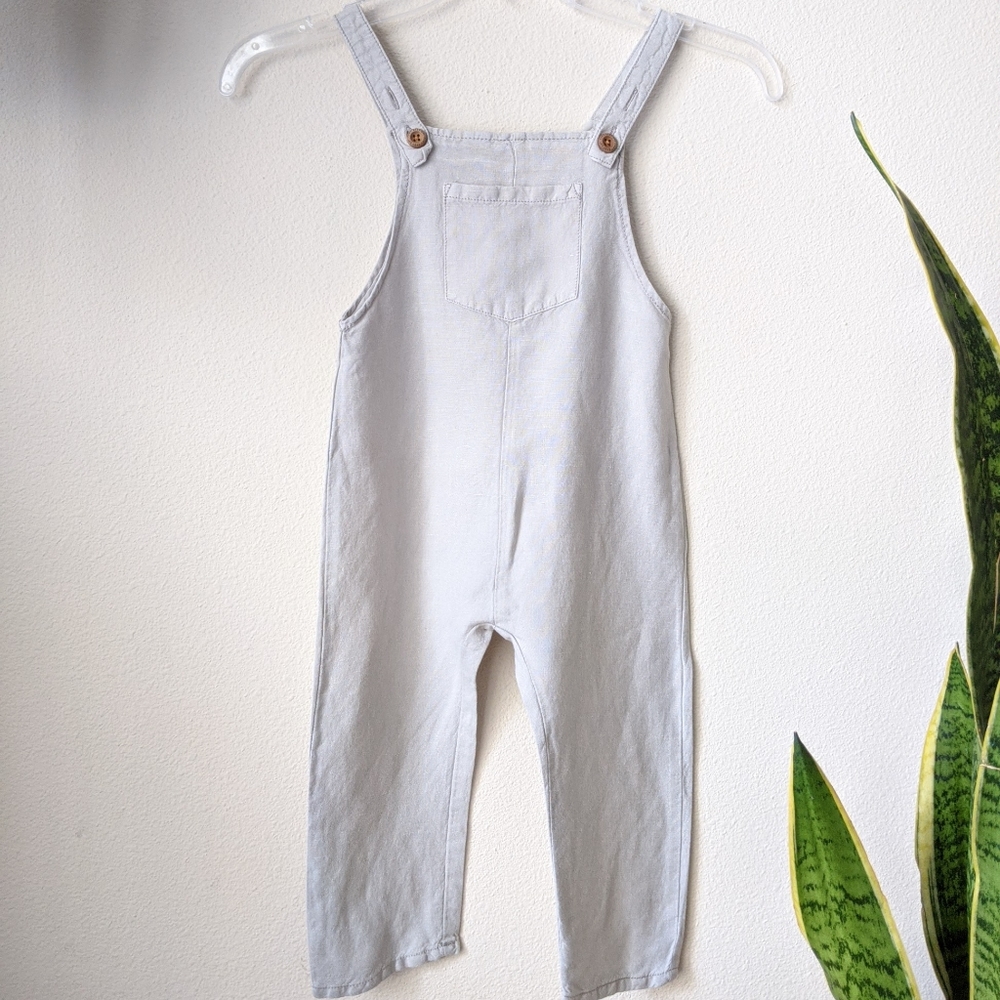 Zara Light Gray Overalls for Kids